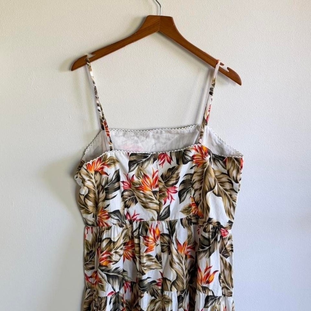 Steve Madden Tropical Floral Mini Dress Adjustable Straps Flowy Summer Dress - Picture 4 of 8